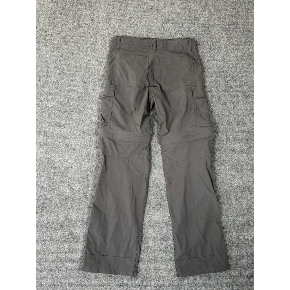 REI Co-op Boys Convertible Cargo Hiking Pants Stretch Outdoor Gray Medium Nylon